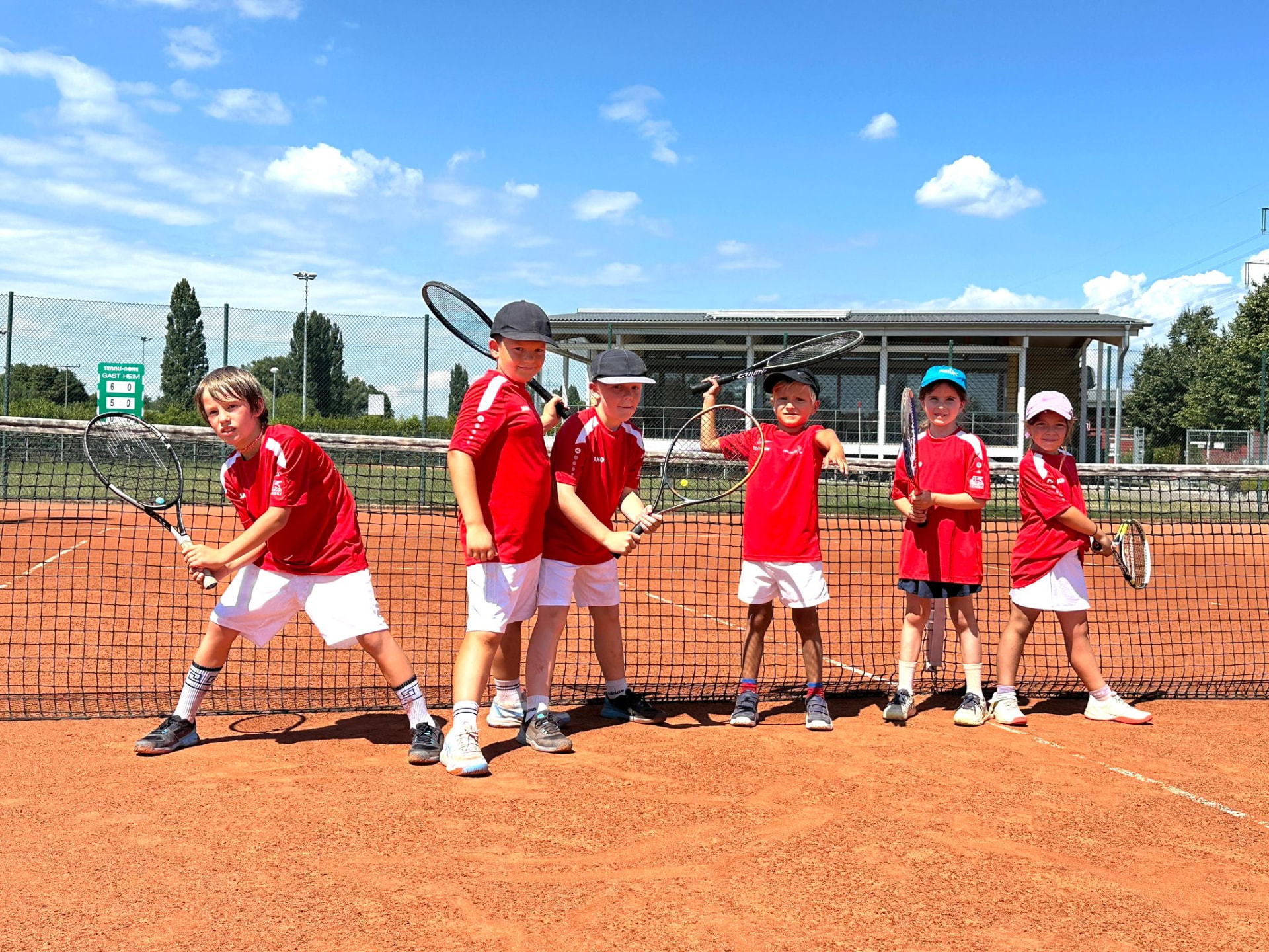 Mannschaftsfoto Midcourt U10 (4er)